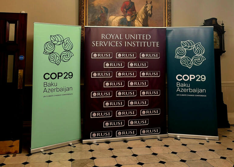 Londonda “COP29: İqlim dəyişikliyi, sülh və təhlükəsizlik” mövzusunda dəyirmi masa keçirilib