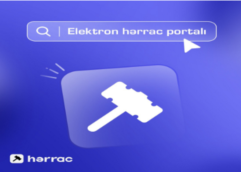 Elektron hərrac portalı istifadəyə veriləcək