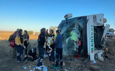 Türkiyədə sərnişin avtobusu qəza törədib, 6 nəfər ölüb