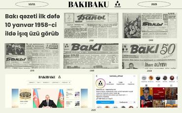 “Bakı” qəzetinin yaradılmasından 67 il ötür