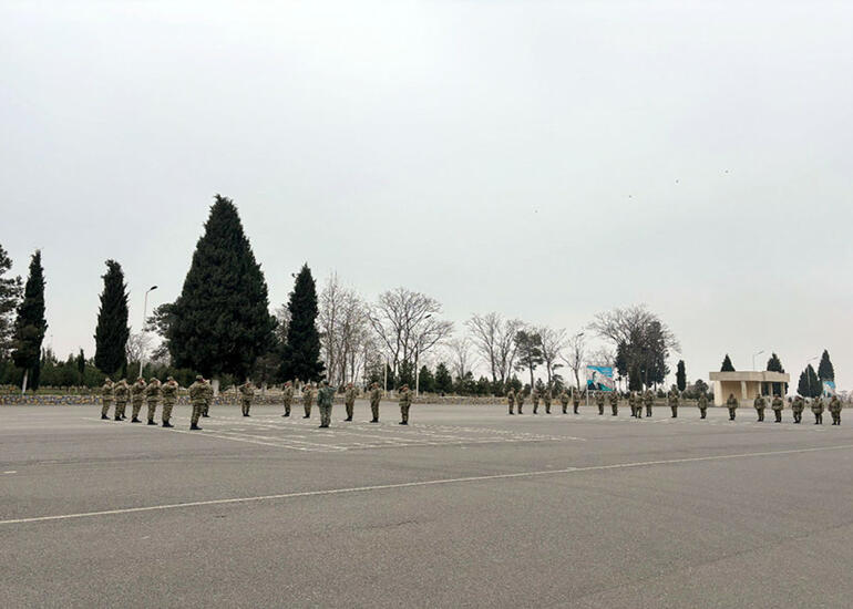 Hərbi vəzifəlilərin növbəti təlim toplanışı başlayıb