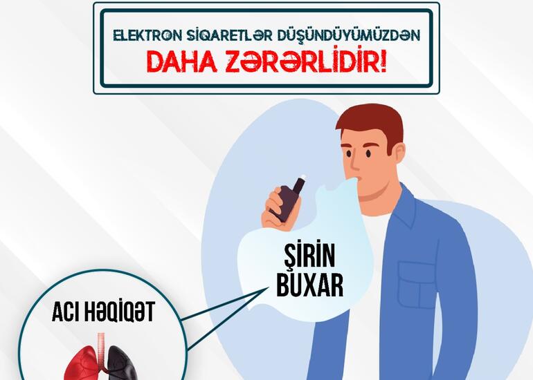 Elektron siqaretlər düşündüyümüzdən daha zərərlidir!