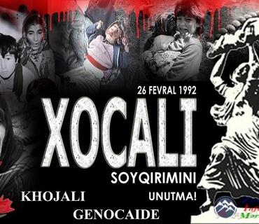 Xocalı soyqırımı bizim qan yaddaşımızdır