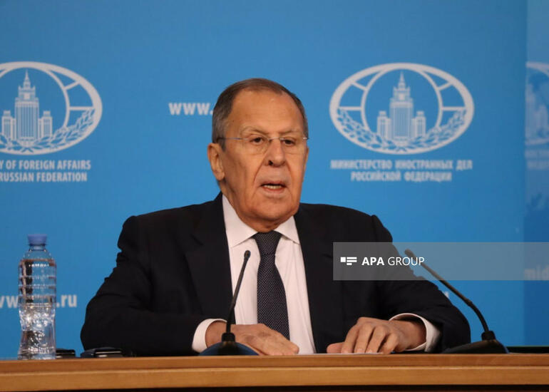 Lavrov Makronun açıqlamalarını Rusiyanın ünvanına təhdid adlandırıb