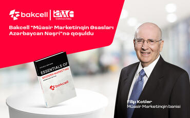 “Bakcell” “Müasir Marketinqin Əsasları Azərbaycan Nəşri”nə qoşulub