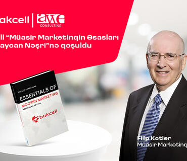 “Bakcell” “Müasir Marketinqin Əsasları Azərbaycan Nəşri”nə qoşulub