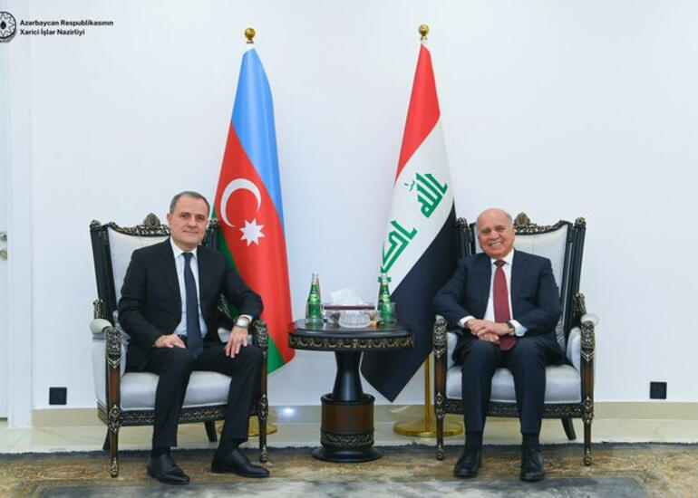 Azərbaycan və İraq XİN rəhbərləri arasında təkbətək görüş başlayıb