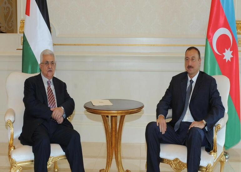 Mahmud Abbas Azərbaycan Prezidentini təbrik edib