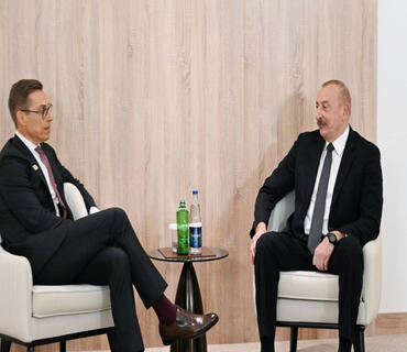 Finlandiya Prezidenti Azərbaycan liderinə təbrik ünvanlayıb