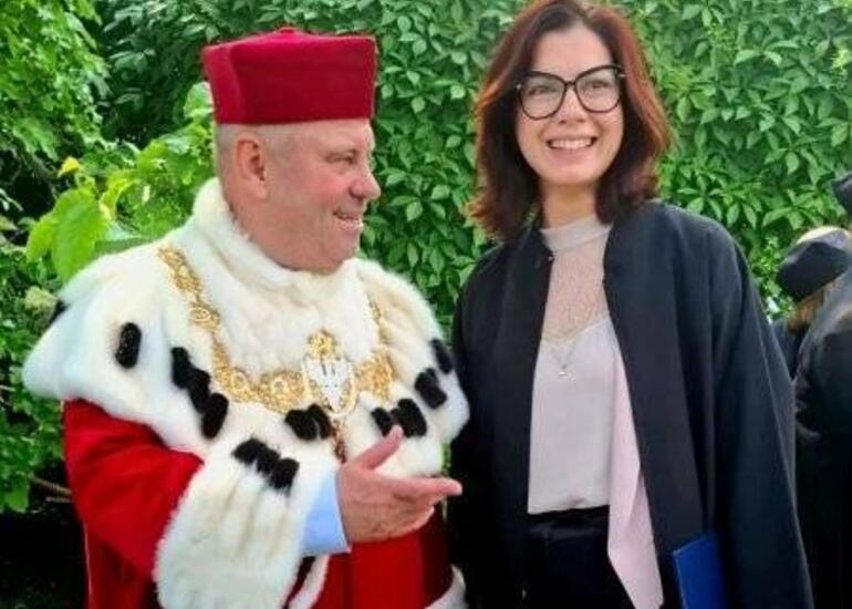 Həmyerlimiz Varşava Universitetində doktorluq dərəcəsi alıb - FOTOLAR
