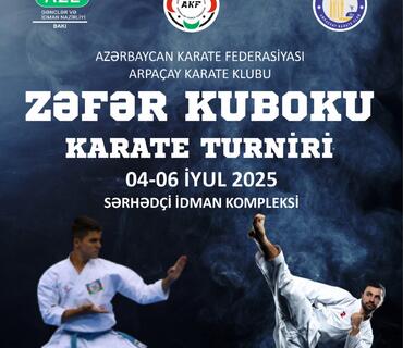 Arpaçay Karate Klubunun təşkilatçılığı ilə “Zəfər Kuboku” adlı mötəbər turnir keçiriləcək