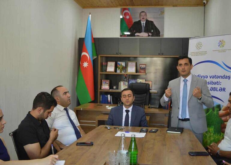 Əhmədli Bələdiyyəsində Dövlət Agentliyinin dəstəklədiyi layihə icra olunub