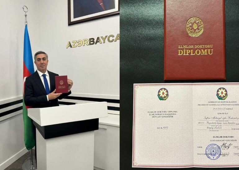 Səftər Rəhimliyə beynəlxalq hüquq üzrə elmlər doktoru dərəcəsi verildi – Zəngəzurla bağlı mühüm elmi əsaslandırma