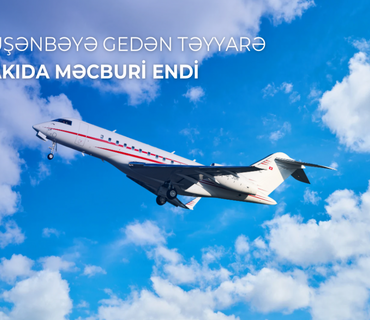 Düşənbəyə uçan təyyarə Bakıda məcburi eniş edib