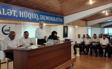 ƏHD Partiyası Ali Məclisinin növbəti iclası keçirilib