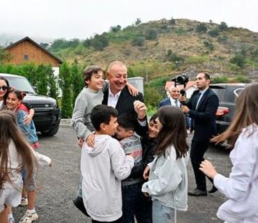 Laçin aparılan quruculuq işləri sayəsində gözəl məkana çevirir