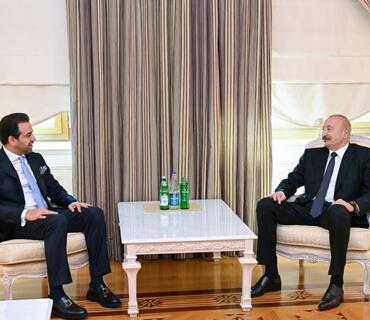 Prezident İlham Əliyev Müsəlman Ağsaqqalları Şurasının baş katibini qəbul edib