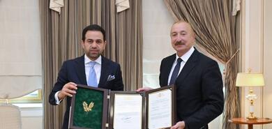 Prezident İlham Əliyevə “Zayed İnsan Qardaşlığı Mükafatı”nın sertifikatı təqdim edilib