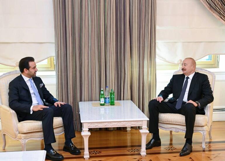 Prezident İlham Əliyev Müsəlman Ağsaqqalları Şurasının baş katibini qəbul edib