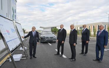 Prezident İlham Əliyev Pirallahı Sənaye Parkında dərman istehsalı müəssisəsinin açılışında iştirak edib