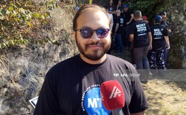 Xarici səyyah: Qarabağda həyata keçirilən işləri görmək çox xoşdur