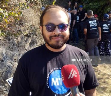 Xarici səyyah: Qarabağda həyata keçirilən işləri görmək çox xoşdur
