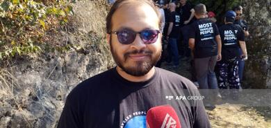Xarici səyyah: Qarabağda həyata keçirilən işləri görmək çox xoşdur