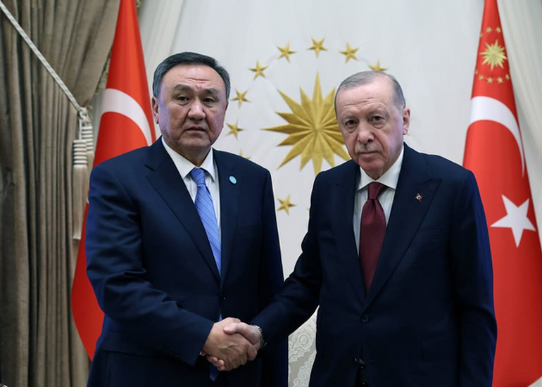 Ərdoğan Türk Dövlətləri Təşkilatının Baş katibi ilə görüşdü